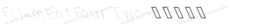 Filament Four Two字体转换